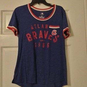 Atlanta Braves Since 1966 Women's Short Sleeved Tee Size Medium